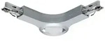 Paulmann URail Schienensystem LED L-Verbinder 1x5,8W Chrom matt 230V Metall dimmbar