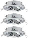 3er Pack Paulmann Nova 924.88 Einbauleuchten schwenkbar max. 10W Chrom
