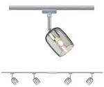 Paulmann URail Schienensystem Set Blossom 4x max.10W G9 Chrom matt/Chrom/Rauch...