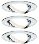 Paulmann Einbauleuchten Set Nova Coin 3-Stufen-dimmbar rund schwenkbar LED...