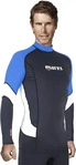 Mares 412551-L, Mares Rash Guard Trilastic Langarm-rash Guard Black / Blue /...