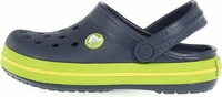 Crocs 204537-4K6-C5, Crocs Crocband Holzschuhe Navy / Volt Green