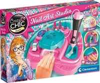 Clementoni Deluxe Design Your Nails Set Rosa Kinder