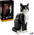 Lego Ideas Tuxedo Cat Construction Game Silber Kinder Black/White