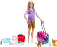 Barbie HRG50-UNIT, Barbie You Can Be An Animal Rescuer And Liberator Doll Rosa...