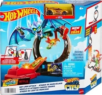Hot Wheels HTN78-UNIT, Hot Wheels City Let's Race Batmobile Nemesis Car Silber...