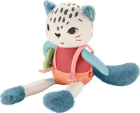 Fisher Price HKD64-UNIT, Fisher Price Snow Leopard Sustainapals Plush Mehrfarbig