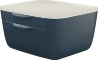 Leitz 53570089, Leitz 2 Cozy Drawers Buc Drawers Blau Kinder Velvet Gray