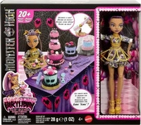 Monster High JBG78-UNIT, Monster High Scary Sweet Birthday With Play Set Doll Rosa