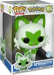 Funko 775489, Funko Pok&eacute;mon Jumbo Sprigatito Figure 25 Cm Wei&szlig;,Gr&uuml;n Kinder