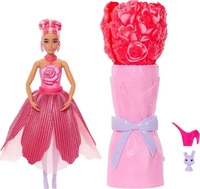 Barbie JMF59-UNIT, Barbie Pink Petal Pop Doll Rosa Kinder Red