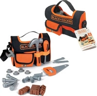 Smoby Fabric Tool Case 7600360919 Educational Toy Orange Kinder Black / Orange