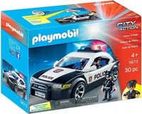 Playmobil 5673-UNIT, Playmobil Police Car Construction Game Silber Kinder