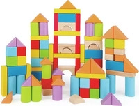 Hape E8247, Hape 101 Blocks Wooden Puzzle 27x22x13 Cm Mehrfarbig Kinder
