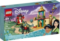 Lego 43208-UNIT, Lego Jasmine And Mul&aacute;n Adventure Construction Game 176 Pieces