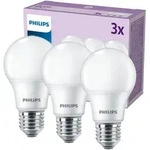 Set mit 3x E27 A60 LED-Lampe 8W = 60W 806lm 2700K Warmwei&szlig; 150&deg; PHILIPS