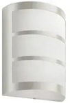 PYTHON 3.8W 2700K warm IP44 Silber PHILIPS Ultra Efficient Garten LED Wandlampe