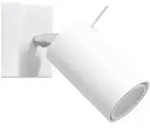 Wandanbauleuchte RING GU10 Reflektor Beweglich Minimalistisch Wei&szlig; SOLLUX
