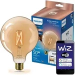 LED-Gl&uuml;hbirne E27 G125 7W = 50W Gl&uuml;hfaden Amber SMART WiFi Philips WiZ