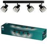 Reflektor-Deckenleuchte 4x E14 LED Black Sleet Philips
