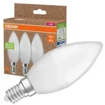 3x LED-Lampe B37 Kerze E14 4.9W = 40W 470lm 2700K Warmwei&szlig; 220&deg; PCR LAMPS Osram
