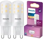 2x LED-Gl&uuml;hbirne G9 Capsule 3.7W = 40W 470lm 2700K Warm 320&deg; Philips