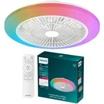 Deckenventilator 20W LED Deckenleuchtelampe 40W 4400lm 2700-6500K CCT + RGB Wei&szlig; +