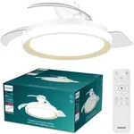 Deckenventilator 28W 106cm LED-Deckenfluter 35W 4500lm 2700-6500K CCT Gold + Bliss