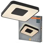 LED Deckenleuchte 36W 2000lm 3000K Warmwei&szlig; Square Schwarz Orbis Osram