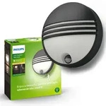 Gartenlampe LED Wandleuchte YARROW IR myGarden 6W 2700K IP44 Rund mit Bewegungssensor
