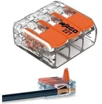 WAGO 221-413 Quick Connect Installationsverbinder f&uuml;r KABEL 3x0,2-4mm