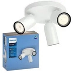 LED PONGEE Deckenleuchte 3x GU10 Reflektor bewegliche Leuchte Wei&szlig; PHILIPS