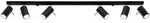 Anbauleuchte RING 6L 6xGU10 Reflektor Halogen Moving Strip Minimalist Schwarz...
