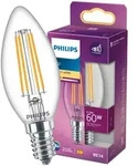 LED-Kerzenlampe E14 B35 6,5W = 60W 806lm 2700K Warmwei&szlig;es Filament PHILIPS
