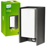 Gartenleuchte LED Wandleuchte BRIDGE myGarden E27 IP44 mit Bewegungsmelder Rechteckig
