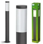 Au&szlig;en-LED-Gartenlampe UTRECHT myGarden E27 IP44 Mast 80cm Anthrazit PHILIPS