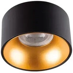 Deckeneinbauleuchte MINI RITI GU10 PAR16 Schwarz-Gold KANLUX