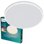 Plafond LED-Anbauleuchte OZZIET 18W 2700K 30cm Wei&szlig; Rund PHILIPS Deckenleuchte