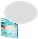LED-Deckenleuchte SUPERSLIM 18W 2700K 30cm IP44 Dimmbar Wei&szlig; PHILIPS