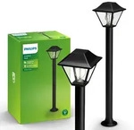 Outdoor LED Gartenlampe ALPENGLOW myGarden E27 IP44 Mast 90cm Laterne Schwarz...
