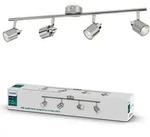 MERANTI Deckenleuchte 4x GU10 Wandleuchte Reflektor beweglich Satin PHILIPS