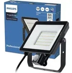 LED Fluter 50W 4500lm 3000K IP65 Schwarz mit Bewegungs- und D&auml;mmerungssensor