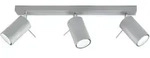 Anbauleuchte RING 3L 3xGU10 Reflektor Halogen Beweglich Minimalistisch Grau SOLLUX