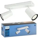 LED PAISLEY Deckenleuchte 2x GU10 Reflektor Leuchte Beweglich Wei&szlig; PHILIPS