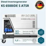 "K&ouml;nner & S&ouml;hnen" Diesel Inverter Generator in Soundproof Casing KS 6500iDE S...