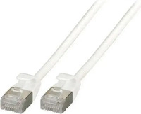 EFB-Elektronik K5545WS.0,25, Flachkabel U/FTP Cat.6A RJ45 weiss 0,25m...