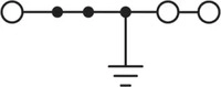Phoenix Contact 3211498, Schutzleiter-Reihenklemme PT 6-TWIN-PE 4046356496070...