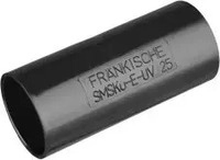 Fr&auml;nkische 22551050, Kunststoff-Steckmuffe schwarz SMSKu-E-UV 50 sw...