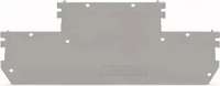 WAGO 870-168, Abschluss-u.Zwischenplatte 1mm dick,grau 870-168 4045454461300...