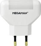 Megaman MM001, LED Nachtlicht 0,2W wei&szlig; Eurost. MM001 4020856200016 Megaman 1 STK